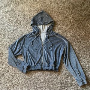 Velvet cropped jacket